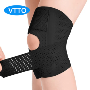 VTTO 1PCS Professional Knee Brace for Knee Pain Adjustable Knee Support for Arthritis Meniscus Tear Injury Recovery Pain Relief Sports