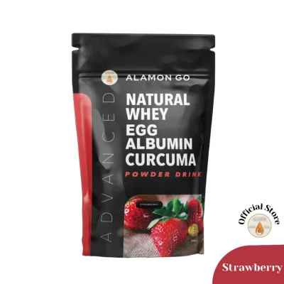 Minuman dengan Konsentrat Whey Protein 6x Minum | Alamon GO | Konsentrat Whey + Albumin + Temulawak | Ribuan Ulasan