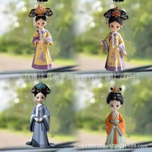 Tang Palace Ladies อะครีลิคแบนพวงกุญแจรถกระเป๋าจี้ตุ๊กตาโบราณน่ารักของขวัญสำหรับเด็ก