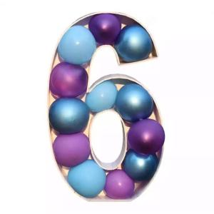 Creative DIY Latex Number Balloon Box Display Stand Party Decoration Set For Birthday Wedding Party Decorations