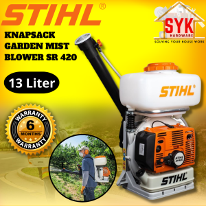 SYK Stihl SR 420 Knapsack Mist Blower Sprayer Machine Mist Blower Mesin Pam Racun Blower Angin 13 Liter