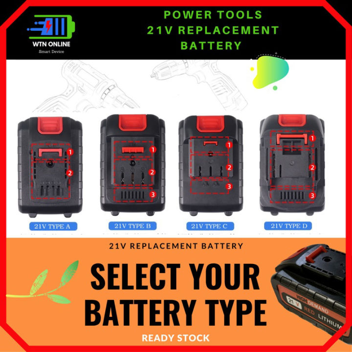 Suitable For Makita 21V Electric Hammer Impact Drill 18V Battery Wireless Electr