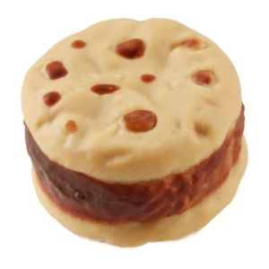 SIRENXI Sound Effects Chocolate Cookie Squeeze Toy Crunchy Moldable Crackling Cookie Squishy Toy Portable Soft DIY Empty Ball Skin Office Desk Toy