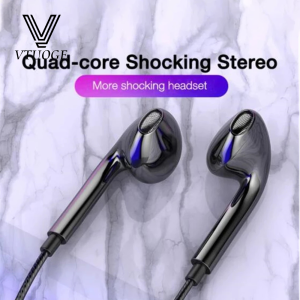 VTUOGE Newest Heavy Bass Earphones Built In Mic In Ear Earphone Original High Quality Headset Noise Cancelling Earbuds Headphones For Xiaomi / Huawei / Oppo etc.
