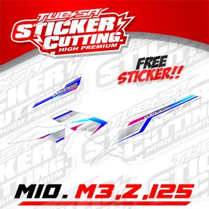 Stiker Transparan UV Mio M3 / Mio Z / Mio 125 Aksesoris Sepeda Motor Mio M3 Transparan Kode : 14