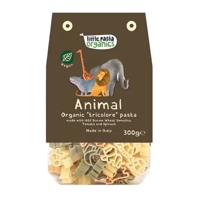 Little Pasta Organics Animal Shaped Pasta 300g
