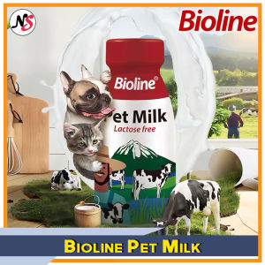 (VARIATION) Bioline Goats Milk Powder for Dogs & Cats 200g / Bioline Pet Milk Lactose Free 220ml Cow Milk Replacer for Dog & Cat / Bioline Goat Milk Calcium TABLET for Cats & Dogs 0.7g/pc x 160pcs