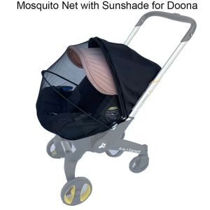 Baby Stroller Accessories Car Seat Mosquito Net Protective Cover Sunshade for Doona Car Seat Stroller and Foofoo Stroller