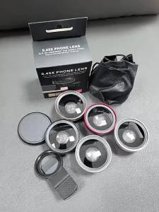 0.45x Ultra Wide Angle + Macro universal phone clip high-definition wide-angle external camera for DSLR