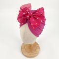 Soft Newborn Baby Girls Hats Dot Prints Bowkont Baby Hat Infant Turban Elastic Floral Caps. 