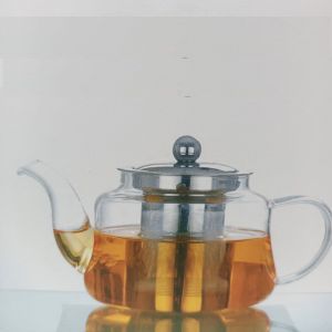 Ấm pha trà thủy tinh chịu nhiệt có vòi dung tích 950 ml lõi lọc inox 304 cao cấp
