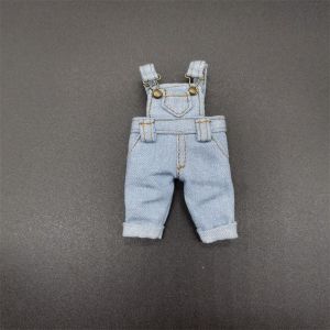 SDRYHTDH Trousers Doll Denim Pants Playing House Casual Wears Obitsu11 Overalls Doll Accessories Mini Doll Clothes 1/12Bjd Doll