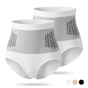 Calorie-Burning Shaping Underwear Seamless High-Waist Abdominal Control Butt Lifting Panty Large Size Women Body Shaper