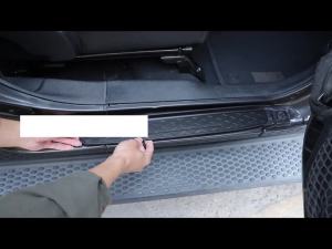 mv1 JeCar Car Door Sill Protector Plate Scuff Pedal Stickers Threshold Strips For Jeep Wrangler JL JT Gladiator 2018+ Accessories 5B9Z7