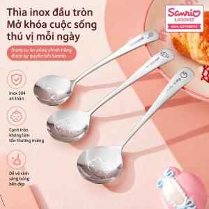 Muỗng Trẻ Em Sanrio Hello Kitty Inox 304 Dùng Ăn Cơm LFB428