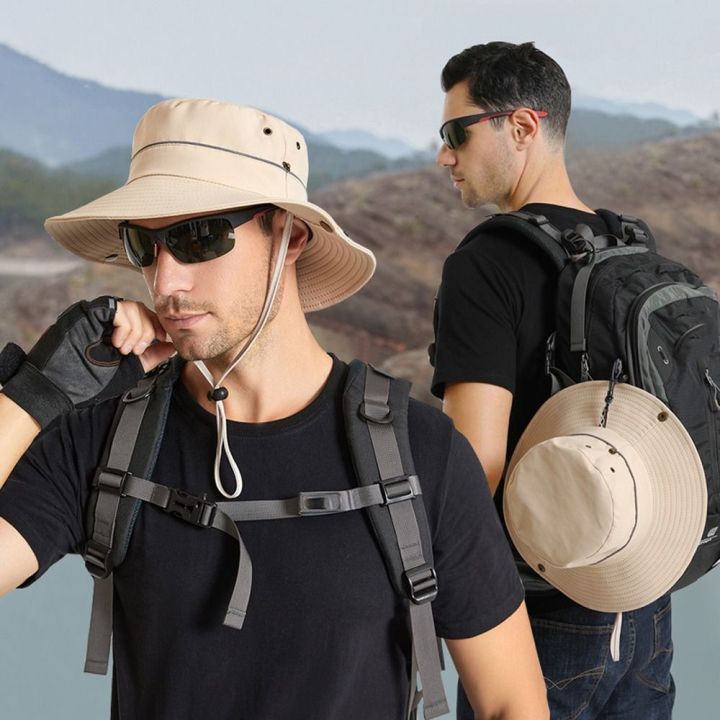 SELLYER Adjustable Cool Outdoor Caps For Male Cycling Bucket Hats ...