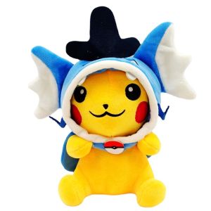Gấu bông pokemon pikachu cosplay vịt psy yadon cá mudkip cá chép magikarp (23cm) hàng chính hãng pokemon cao cấp mới 100% xịn đẹp