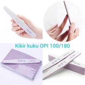 OPI 100/180 kikir kuku kilap buffer kuku nail file amplas kuku 2 sisi kikir kuku OPI 100/180 pengkilap kuku Q11