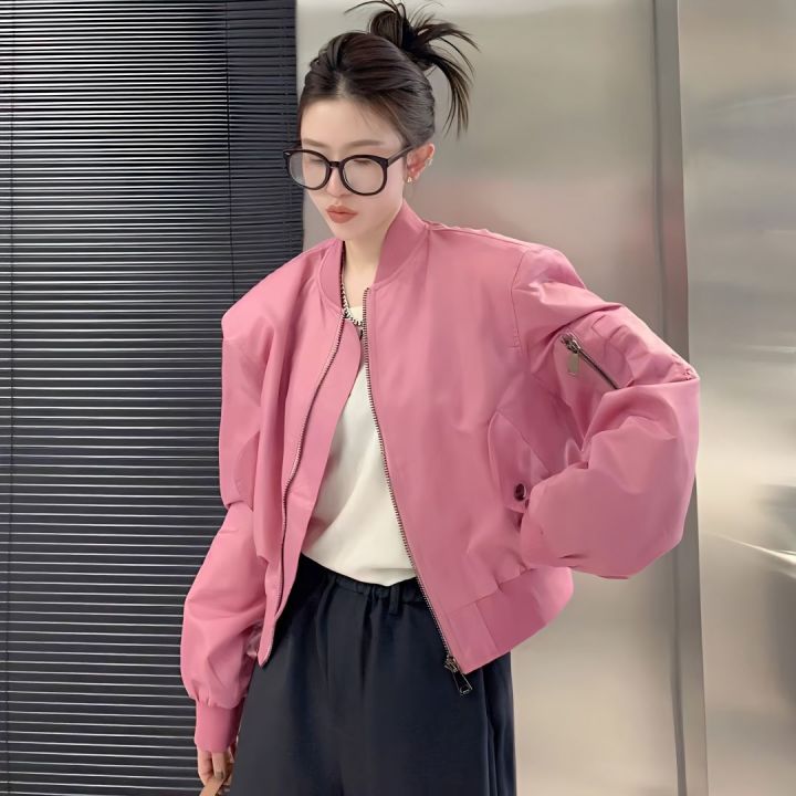 Korean bomber jacket womens sale