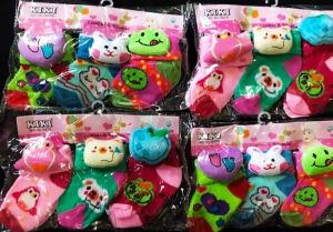 3 PASANG KAUS KAKI ANAK BABY KAUS KAKI KARAKTER (BONEKA)
