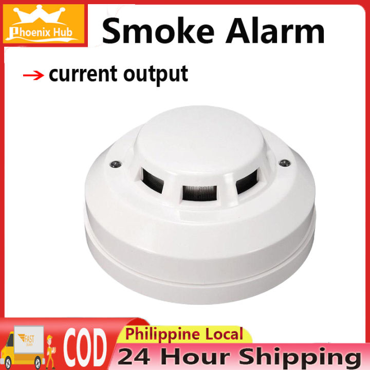 Fire Alarm 2 or 4 Wire DC 9-36V Network Photoelectric Smoke Detector ...