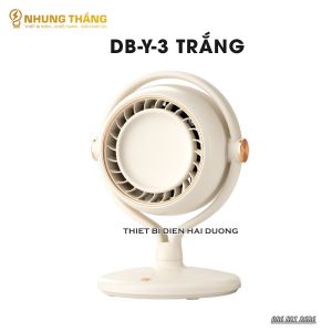 Quạt Tích Điện Để Bàn QB-Y-3QB-Y-5 - 3 Tốc Độ Gió - Siêu Mát Siêu Tiện Lợi - Pin 2400mAh - Bảo Hành 1 Năm - có video