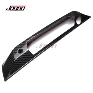 Cornerr Carbon Fiber For Dodge RAM 1500 TRX 2021 2022 2023 2024 Exterior Car Rear Roof Brake Light Lamp Cover Sticker Trim Accessories T6H1N