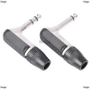 [COD] hegu Rean Jack 6.35Mm TS Trs 90 ° L-Hình Right Angle Cắm Stereo Mono 2 3 Cực 6.5 1 4 Microphone Guitar Âm Thanh Nys207 208