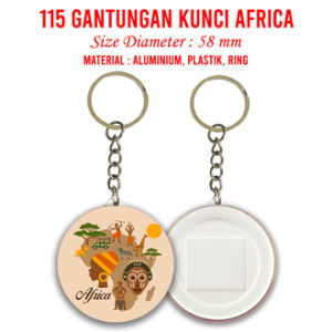 Benua Africa Souvenir Dompet Pouch Mouse Pad Pin Magnet Gantungan Kunci Landmark Oleh Oleh Negara Afrika Benua Hitam