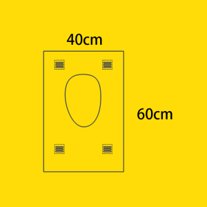 50pcs Disposable Toilet Seat Covers Individually Wrapped Toilet Seat Pad Hygienic For Public Toilet