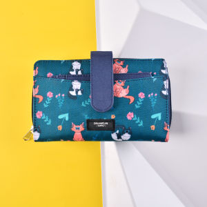 Naomi Emerald Green - Dompet kartu wanita dompet pouch panjang donpet kartu cewek wallet Dinamican Supply