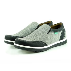 Sepatu Casual Pria Slide Slop Khamzo D03 Sepatu Kerja Cowok Slip On