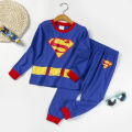 Kids Boy Pyjamas Spiderman Iron Man Hulk Superhero Baju Tidur Budak Lelaki Captain America Clothes 1-7y Boy Cotton Sleepwear Set 蜘蛛侠睡衣 90-130cm. 