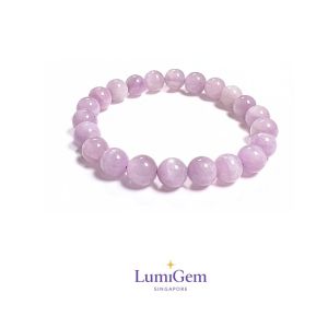 [SG] LumiGem Purple Premium 5A Lepidolite Cat’s Eye Bracelet - Emotional Healing & Calm
