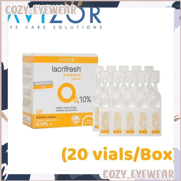 Avizor Lacrifresh Moisture 0.10 Unidose Eye drops Sodium Hyaluronate