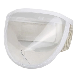 Transparent Cats Muzzle Adjustable Face Guard Prevent From Pet Biting Chewing Grooming Cats Mask for Aggressive Cats