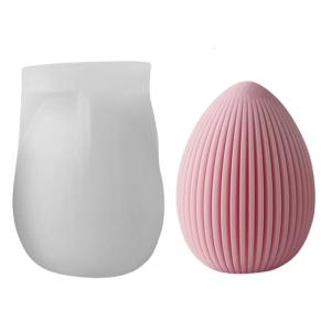 แม่พิมพ์ตกแต่งไข่อีสเตอร์สบู่ทำมือที่สวยงามแม่พิมพ์ช็อกโกแลตมีรายละเอียดสำหรับการสร้างสรรค์งานศิลปะเครื่องประดับปูนปลาสเตอร์