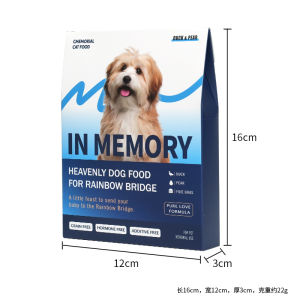 Funeral Commemoration Kit Simulated Food Paper Gold Ingot Urn Rememnce Accessories For Dog Cat Memorial Tribute