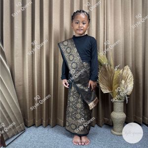 Style queen-Rok Lilit Anak-Anak Free Selendan+Rok k/Rok Lilit Anak-Anak Free Syle Songket Palembang Motif Terbaru & Terlaris