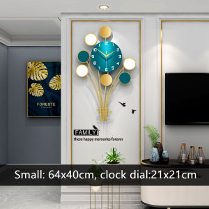 Nordic Style Jam Dinding Simple and Fashion Mute Minimalist Clock Vintage Creative Balloon Wall Clocks Decorations 挂钟 壁钟