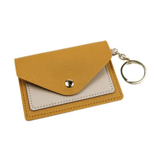 Frany Gantungan Kunci Dompet - Dompet Kecil Kreatif dan Modis untuk Wanita dalam Warna Permen Aksesoris Gantungan Kunci untuk Kartu Pelajar dan Kartu Transportasi FR-FAA7033