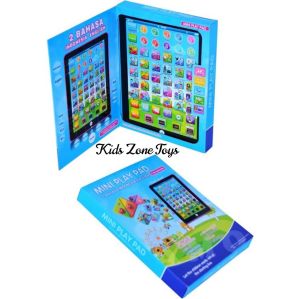 Mainan Edukasi Anak Mini Play PAD 2 Bahasa Indonesia English Layar Sentuh