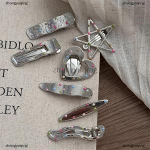 [COD] zhangyuqing y Y2k Hair Clips For Women Elegant Metal Duckbill Clip Side Bangs Barrettes Girls Hair Accessories