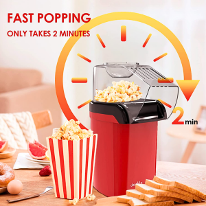 BERGARANSI DMWD Mesin Popcorn Listrik portable elektrik jagung Maker Hot Air Corn Machine 60g B001