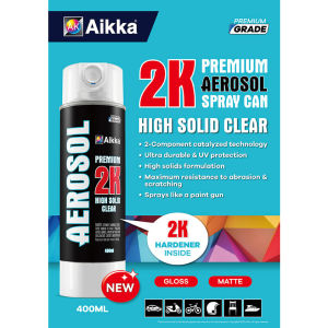 [Aikka Dark Brown] Crackle Effect Paint Aerosol Crackle Effect 400ML GROUND COAT+ CRACKLE EFFECT PAINT(SET)2K CLEAR COAT