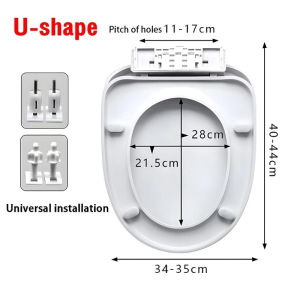 Toilet Cover Seat Standard Size Toilet Bowl Seat Cover Universal Toilet Lid Accessories Replacement