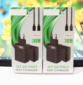 Charger PD INFNIX GT 10 PRO 240W Full Black Type C To C Support Fast Charging