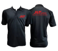 เสื้อโปโล J&T Express คอปก เนื้อผ้าไมโคร เบาสบาย ไม่ร้อน ไม่ขึ้นขน งานพิมพ์สกรีน. 