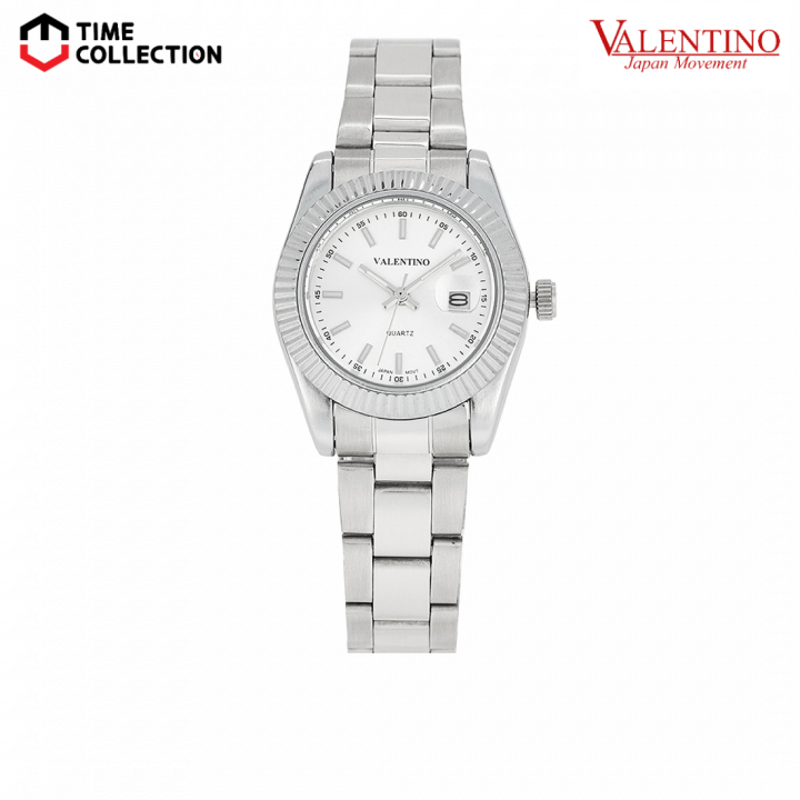Valentino 20122469-Silver Dial Analog Stainless Steel Strap Watch