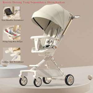 Lalabotoc Stroller Bayi Kereta Dorong Bayi 2 Arah Traveling Dilipat (Bisa Duduk Dan Berbaring Versi Baru)